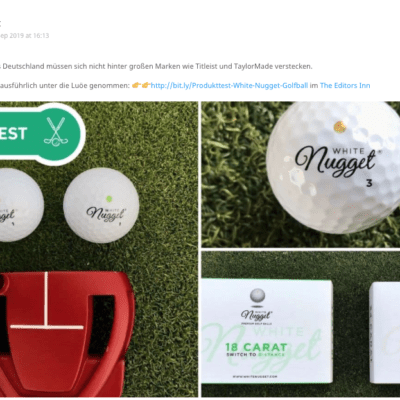 Golf Post testet White Nugget: BRAVO!