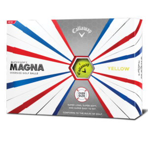 Callaway Supersoft-MAGNA-2019-YELLOW-12-ball-box