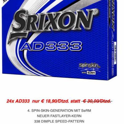 SRIXON AD333 - Aktion