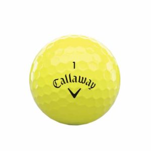 Callaway Warbird 2021 Golfball, Yellow﻿, 2-Schicht-Konstruktion, Haltbar, Länger ﻿