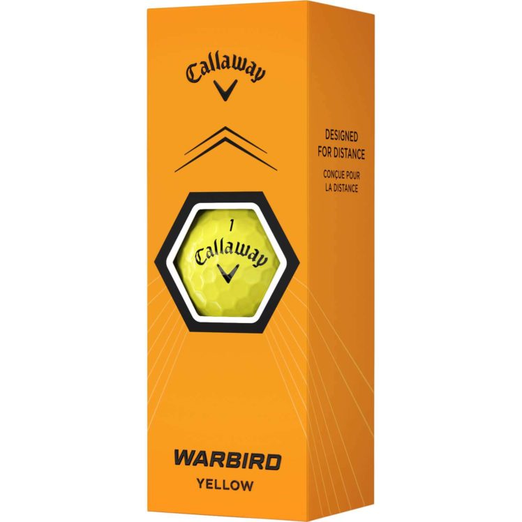 Callaway Warbird 2023 Gelb 3er Sleeve