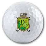 Golfball-bedruckt-Wappen-Initialien-D&P